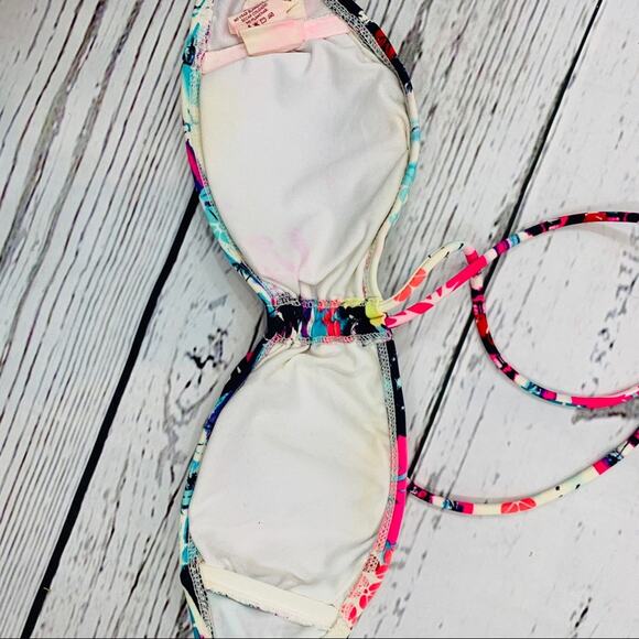 OP multicolored beach band gathered tie - Picture 4 of 5